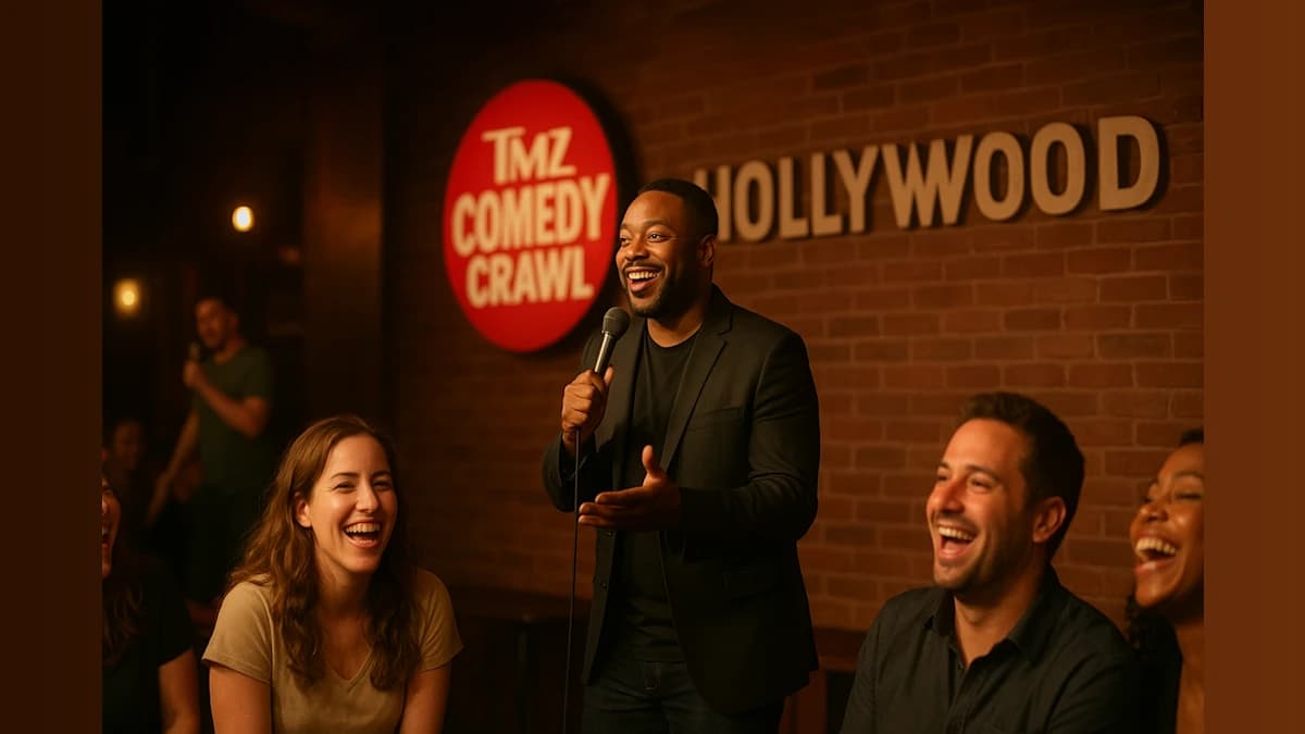 Laughs and Chaos: Inside TMZ’s Hilarious Comedy Crawl in Hollywood!