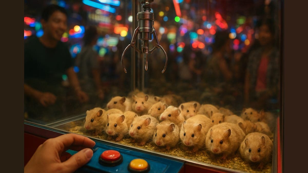 Game Over: Chinese Arcade Faces Backlash for Using Live Hamsters as Prizes!