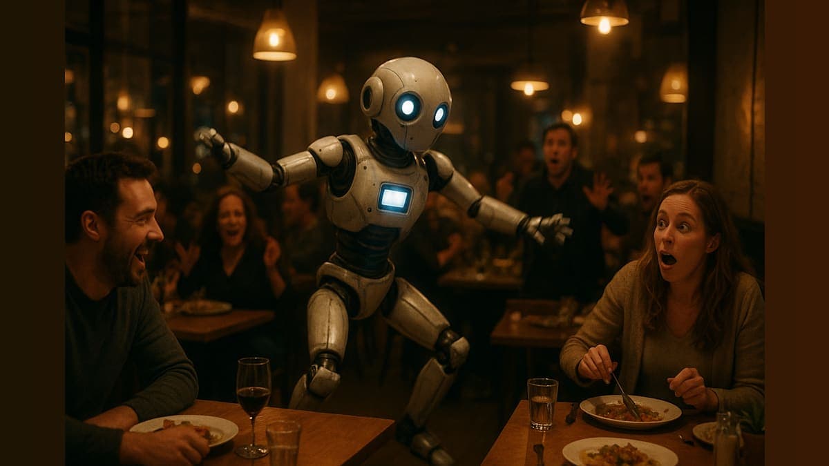 When Dancing Robots Attack: A Night Out Turns Chaotic