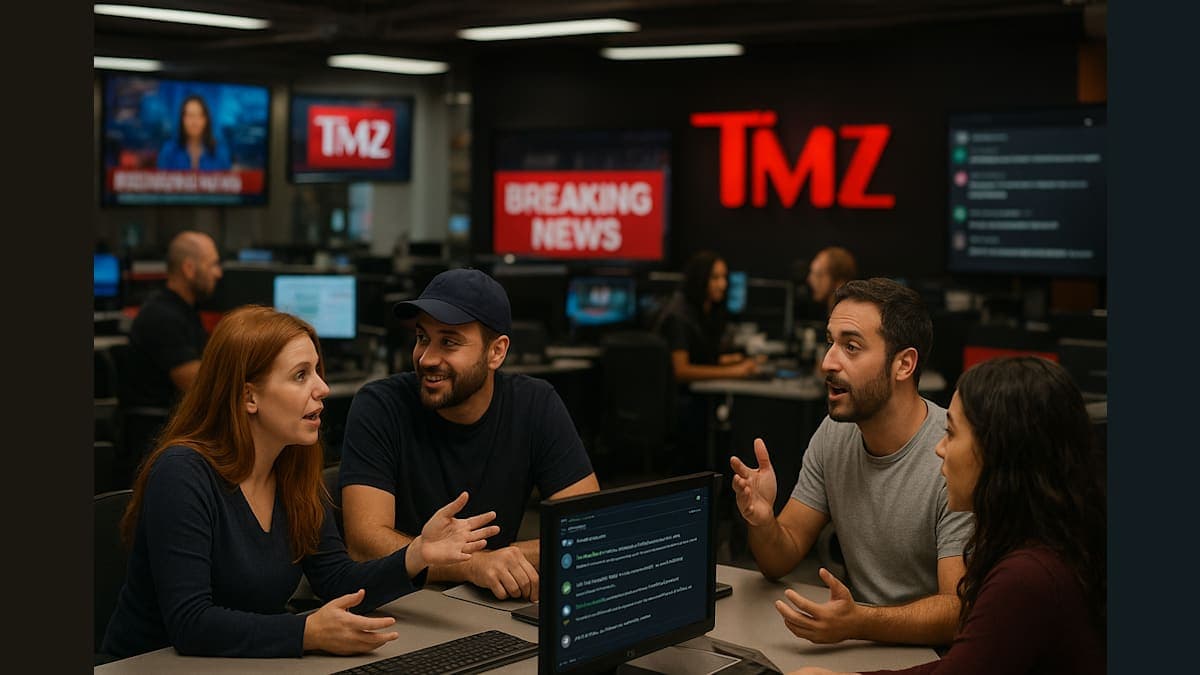 Behind the Scenes at TMZ: Live Newsroom Action You Can't Miss!