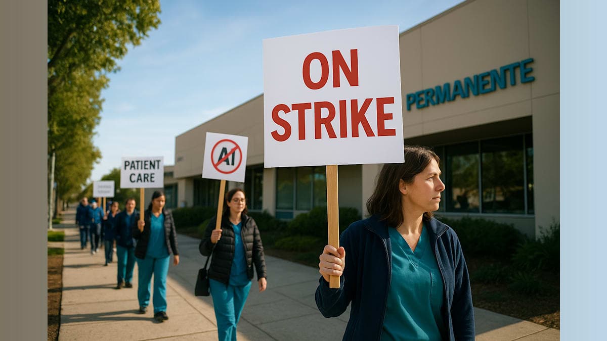 Kaiser Therapists Strike Over AI and Patient Care