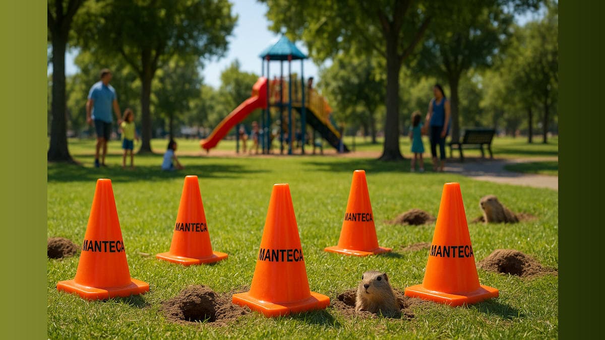 Gopher Panic! Manteca’s Parks Face a Furry Invasion