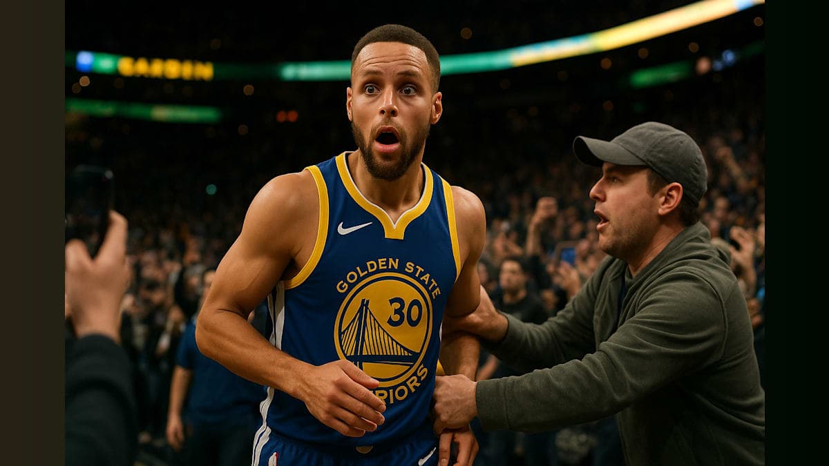 Steph Curry’s Unexpected Encounter: When Fan Meets Arm!