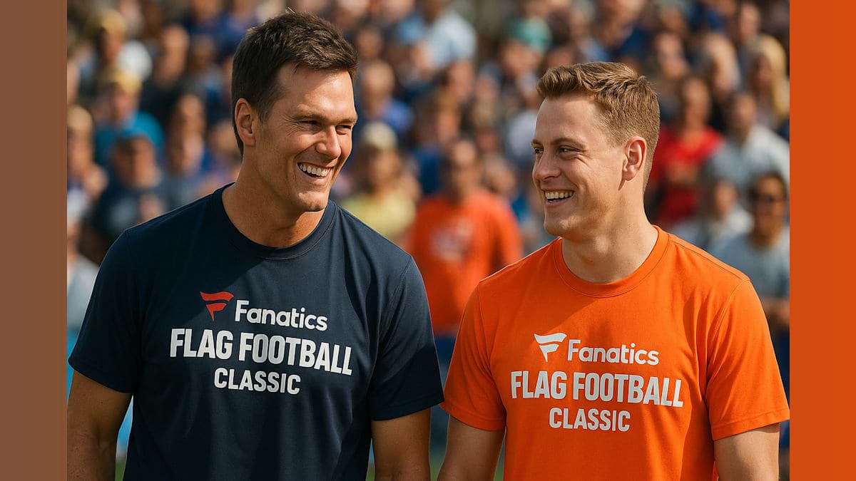 Brady’s Shade: The Roast That Left Burrow Blushing at the Flag Football Draft!
