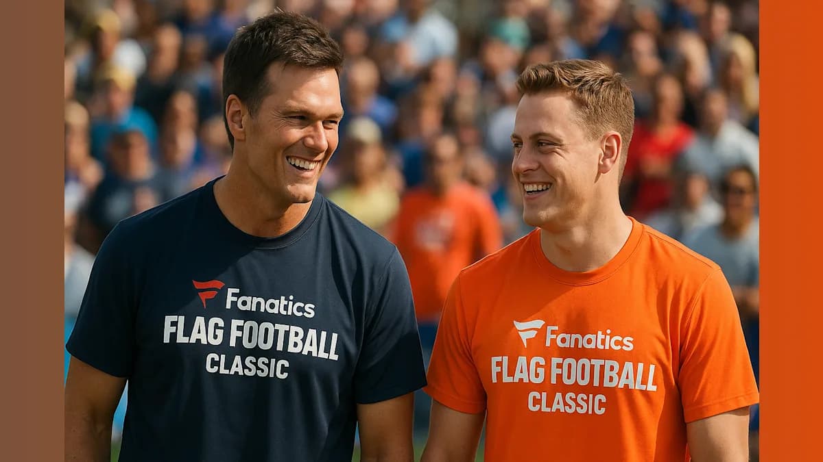 Brady’s Shade: The Roast That Left Burrow Blushing at the Flag Football Draft!