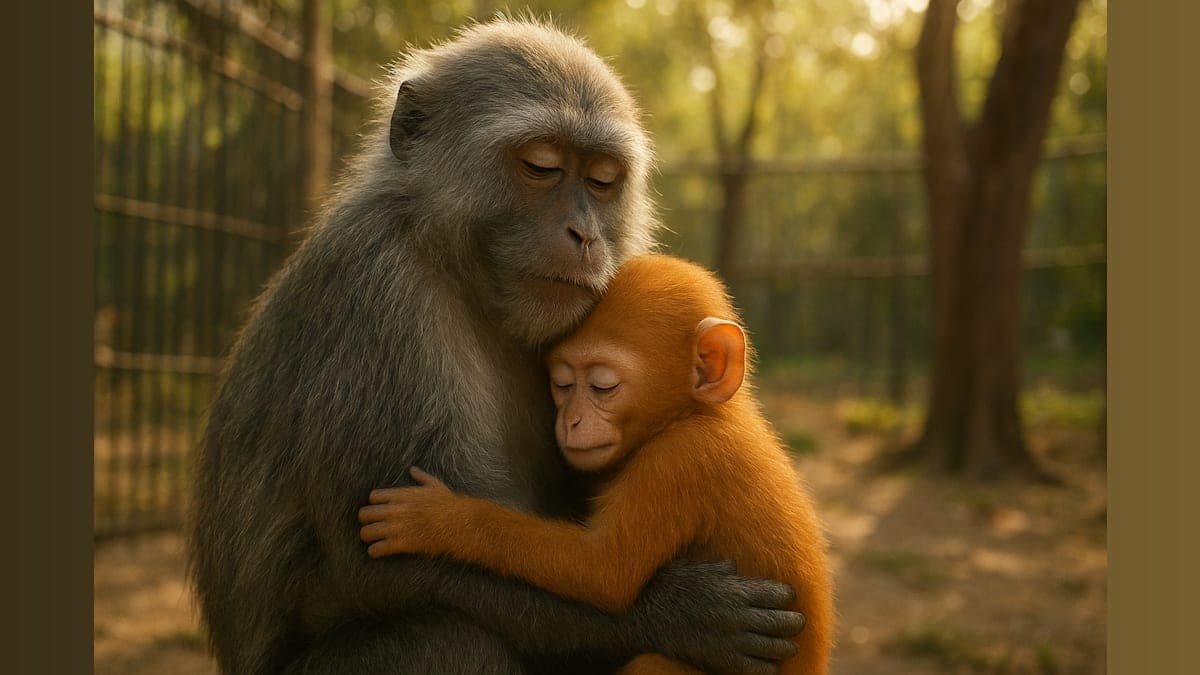 Love in the Wild: Punch the Monkey Finds Heartfelt Romance at the Zoo!