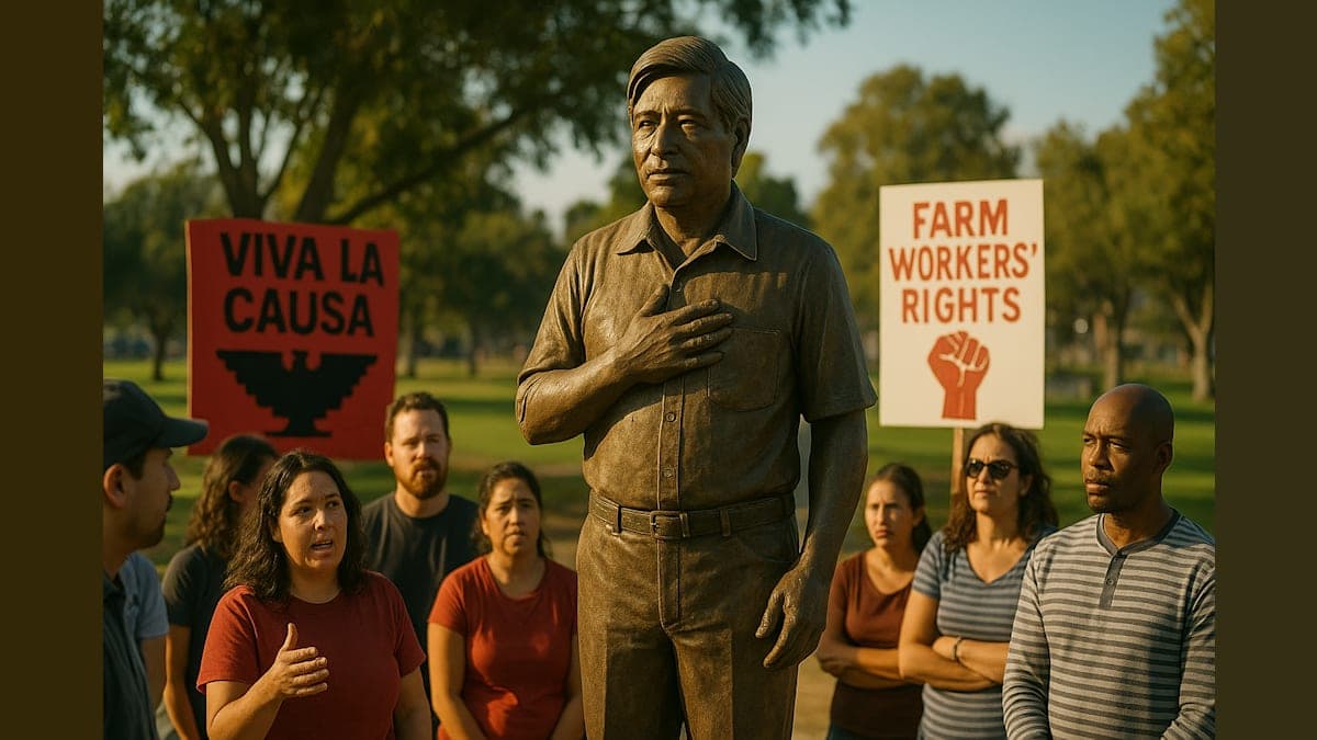 César Chávez's Legacy Under Fire: Will Streets and Statues Fall?
