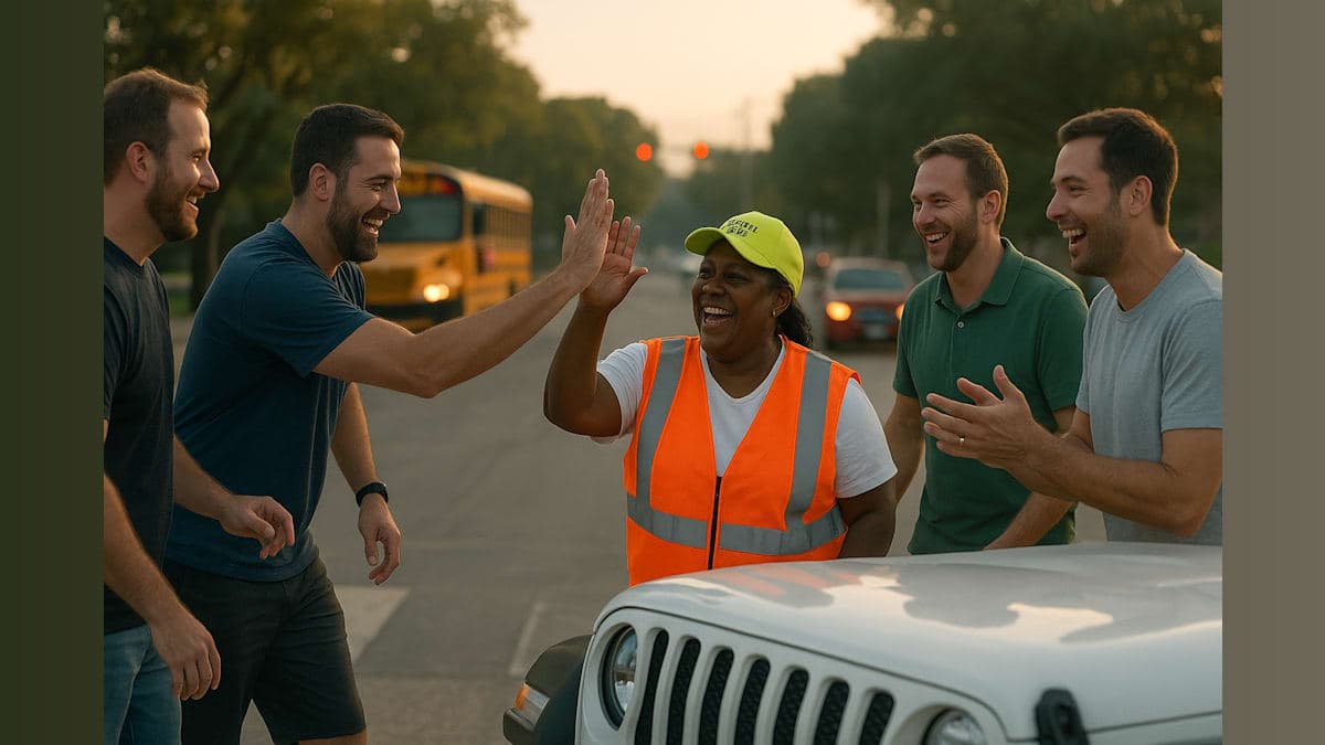 Dads to the Rescue: How a Community Came Together to Gift a New Car to a Beloved Crossing Guard