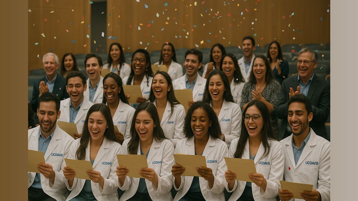 Match Day Magic: UC Davis Students Discover Their Future in a Flash!