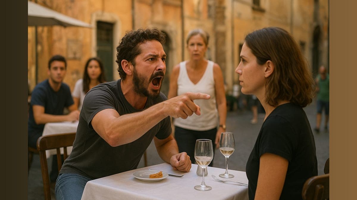 Shia LaBeouf's Italian Outburst: A Dinner Drama Turned Street Scream!