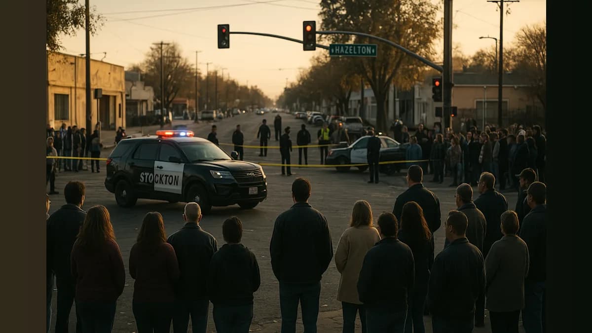 Stockton Shooting: A Sunday Afternoon Turns Deadly