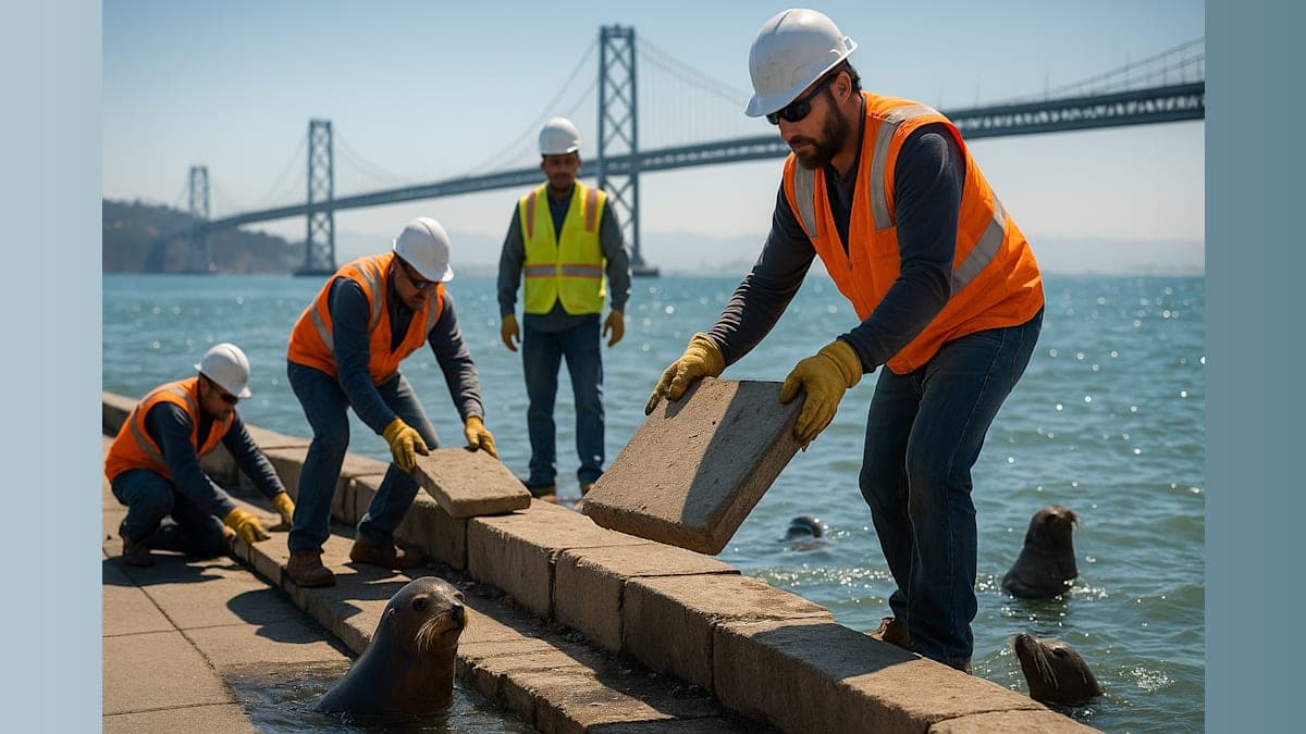 Concrete Be Gone! San Francisco's Seawall Gets a Makeover for Marine Life