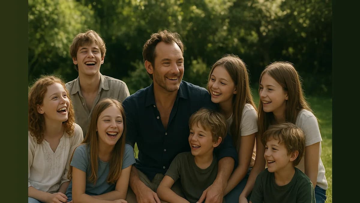 Jude Law’s Family Drama: Seven Kids, Hollywood Dreams, and a Scandalous Incident!