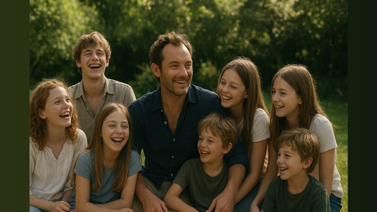 Jude Law’s Family Drama: Seven Kids, Hollywood Dreams, and a Scandalous Incident!