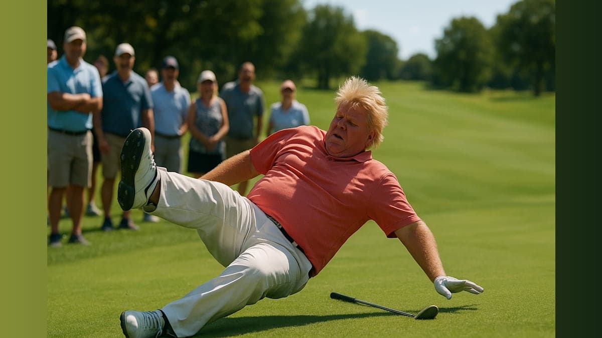 John Daly's Epic Golf Fail: Hilarious Fall Goes Viral!