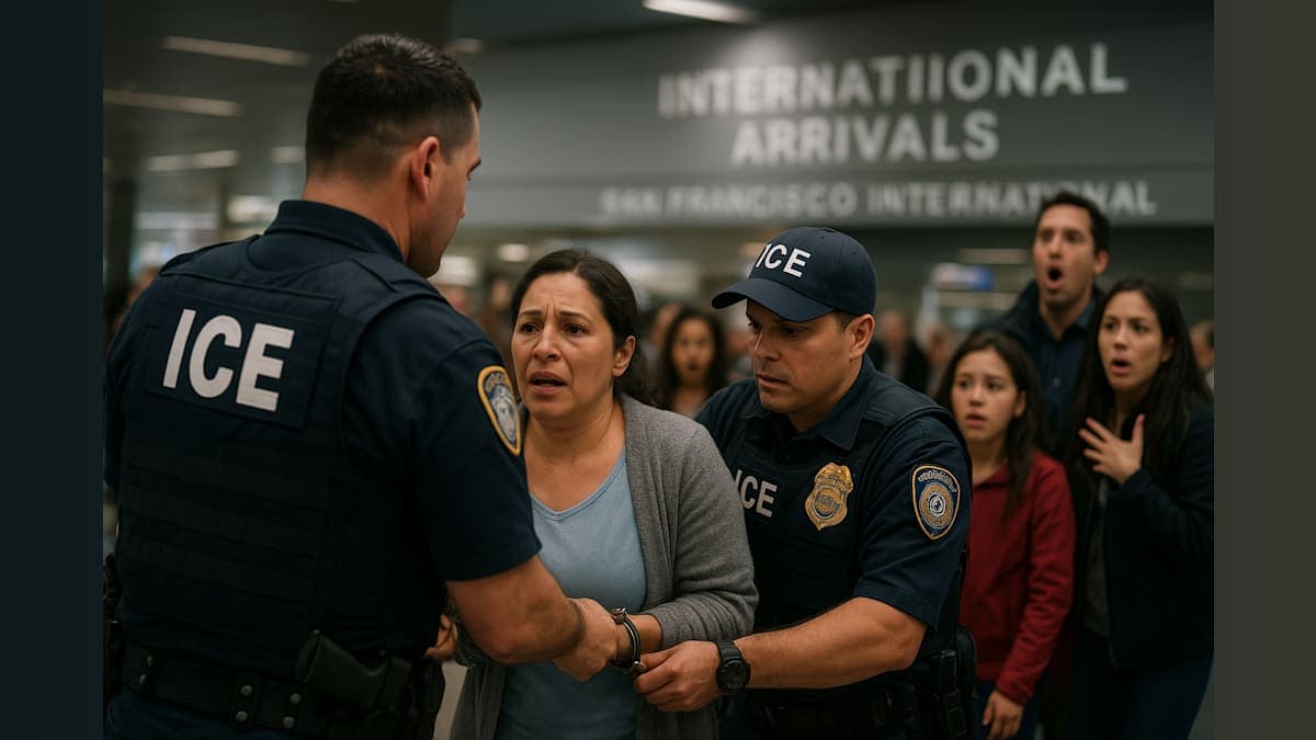 Airport Drama: When a Mom Meets ICE—No, This Isn't a Movie!