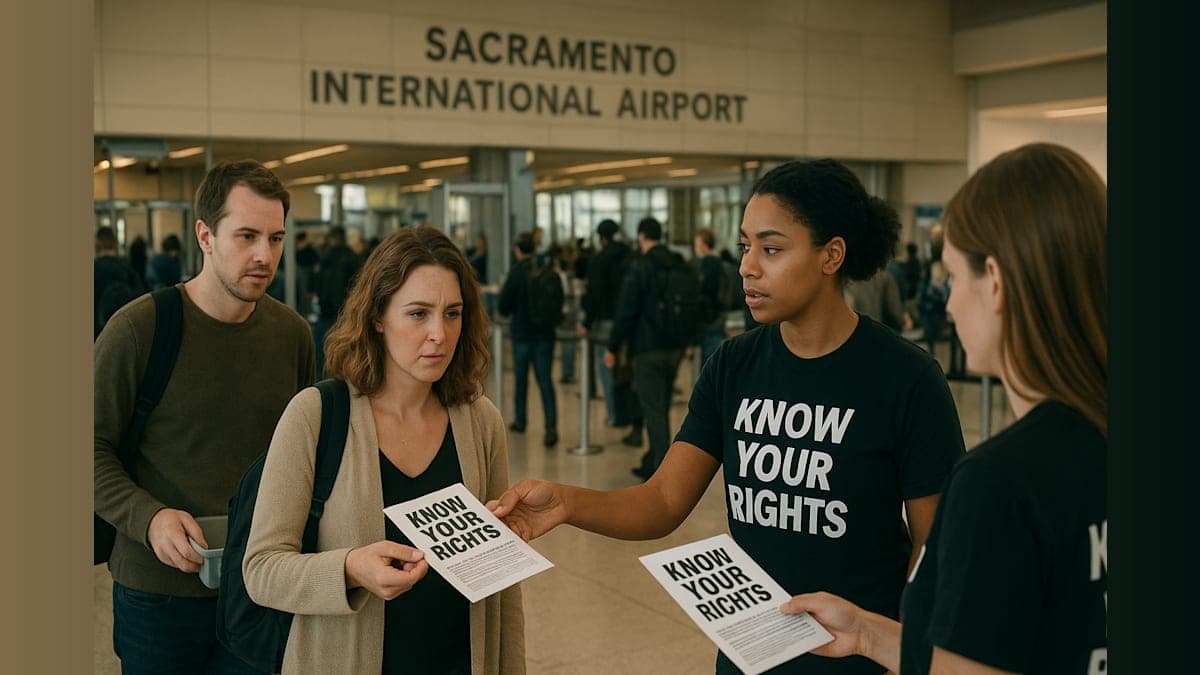 When Ice Meets TSA: Sacramento Airport Says, "Not Here!"