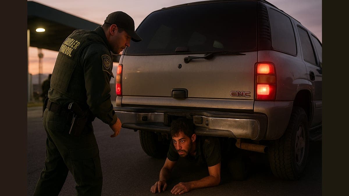 A Tight Squeeze: Man Found Hiding in SUV's Gas Tank at Border
