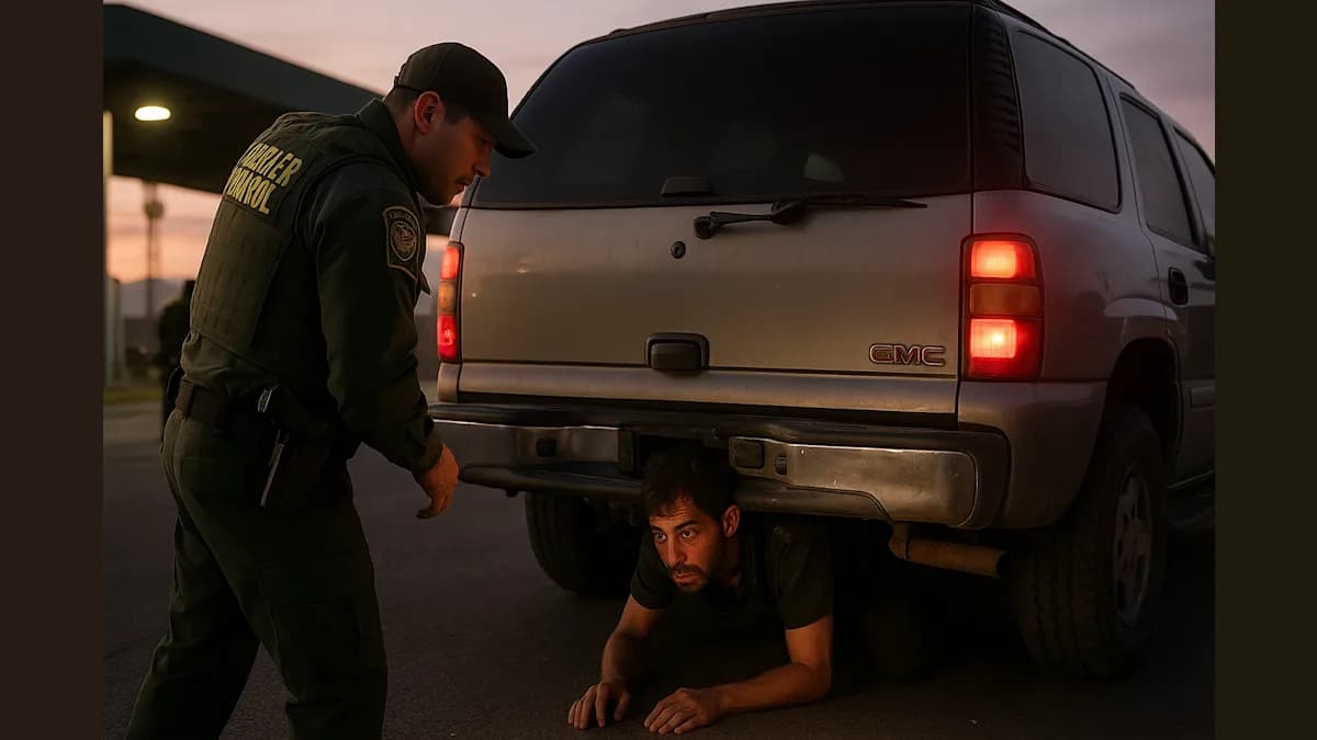 A Tight Squeeze: Man Found Hiding in SUV's Gas Tank at Border