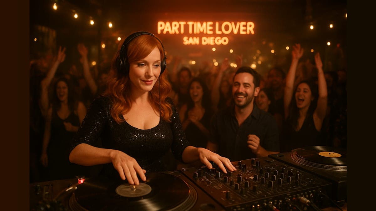 Christina Hendricks Takes to the Turntables: DJing Dreams Come True!