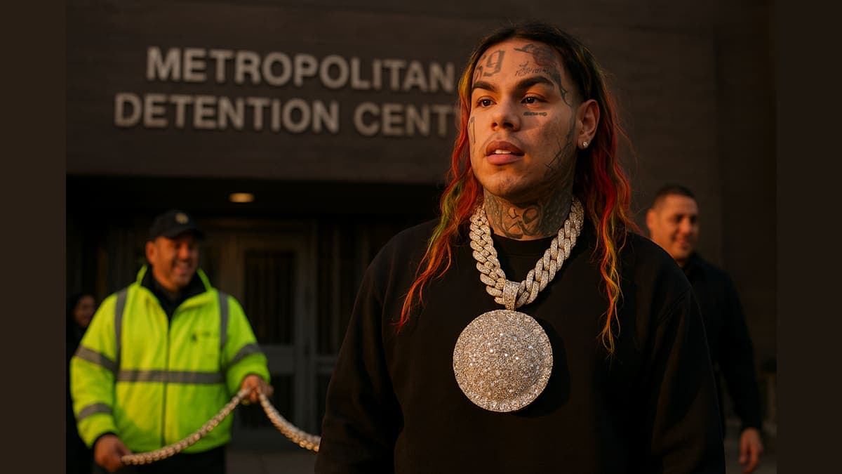 From Prison to Bling: Tekashi 6ix9ine's Stunning Chain Marks His Comeback