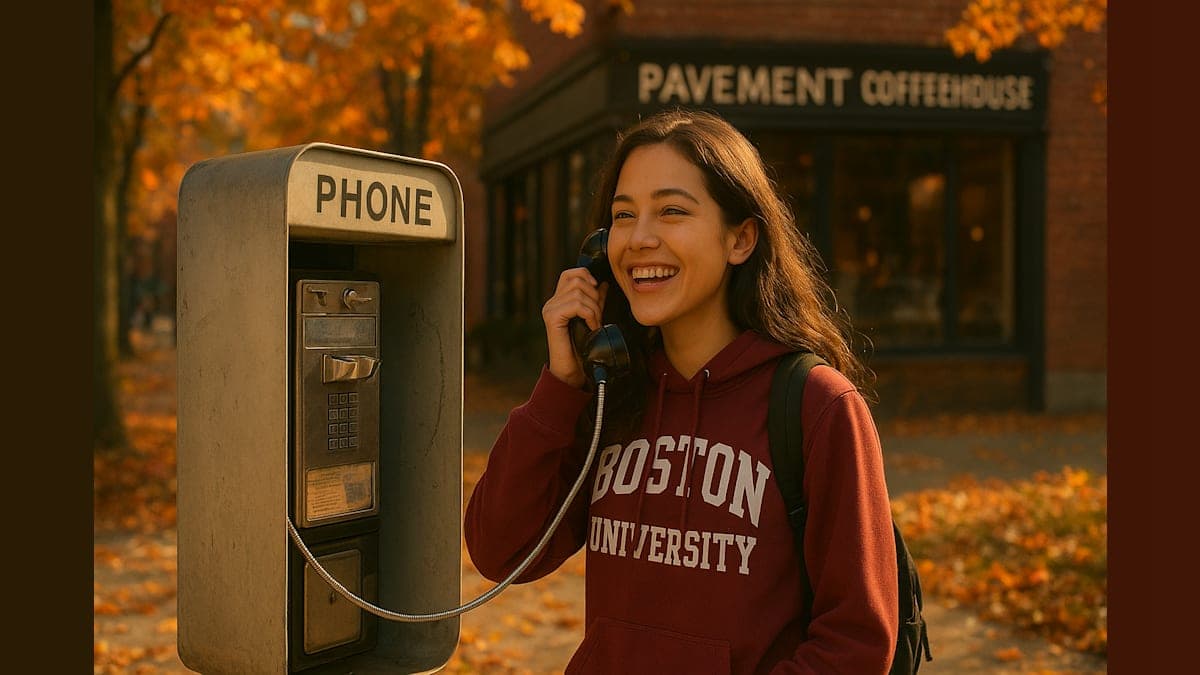 Nostalgia on the Line: How a Payphone Bridges Generations at Boston University