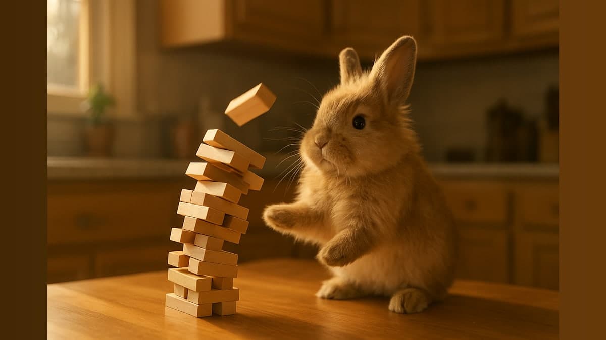 From Neglect to Jenga: How Morty the Bunny Became an Unexpected Champion