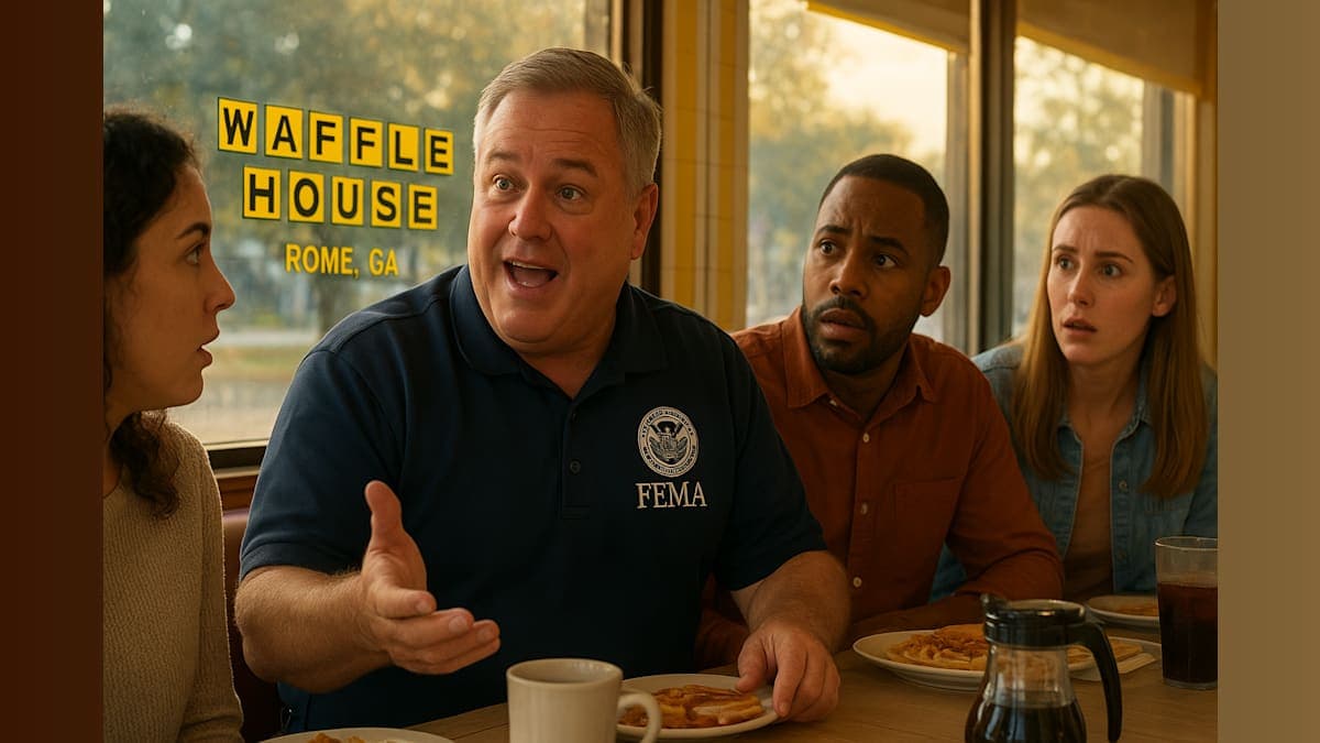 From Waffle Cravings to Teleportation: A FEMA Official's Bizarre Journey