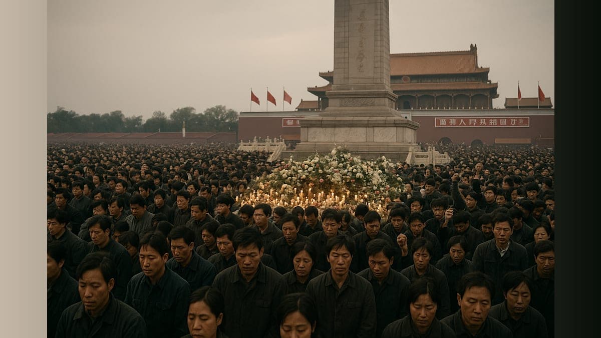From Mourning to Uprising: The Day Grief Shook China