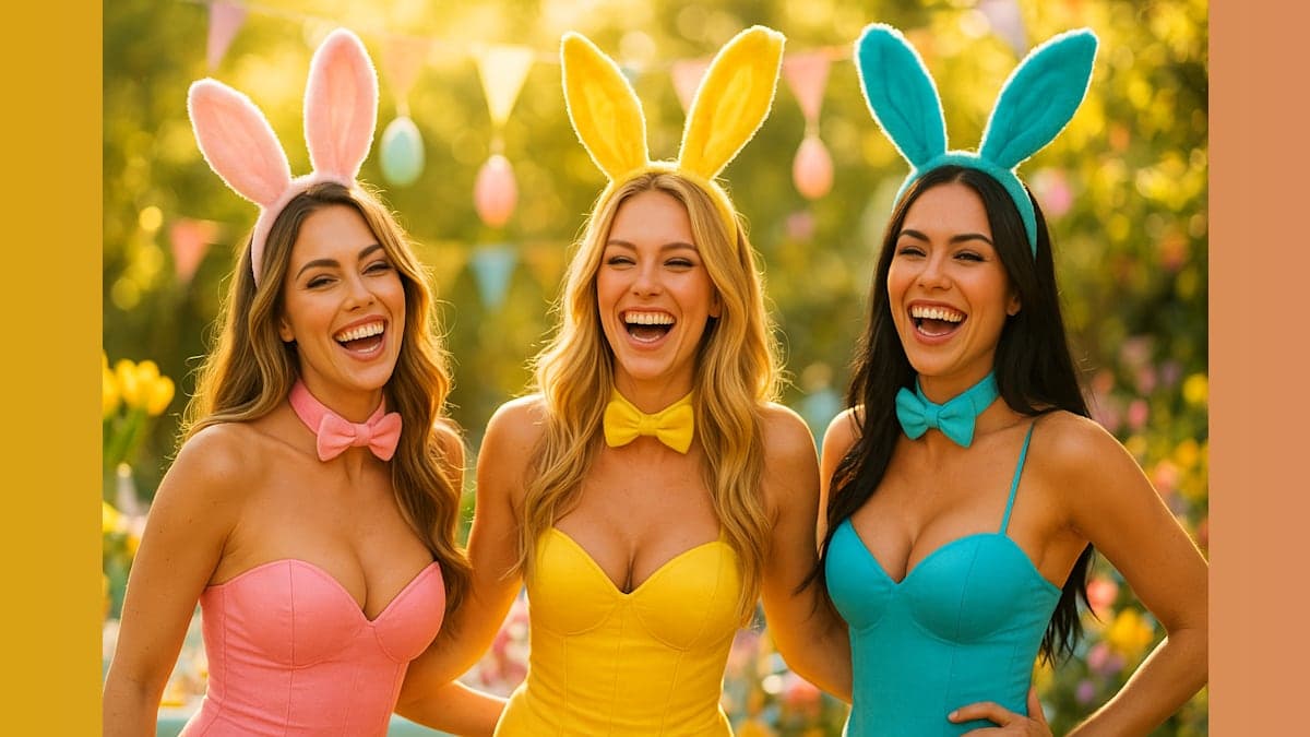 Bunny Business: Celebs Get Flirty in Easter's Guess Who!
