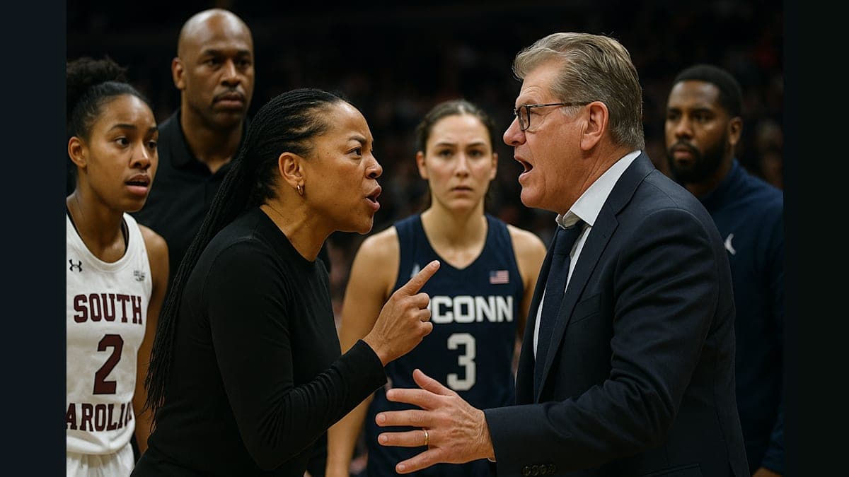 Handshake or Showdown? The Drama Between Coaches Dawn Staley and Geno Auriemma Takes Center Stage!