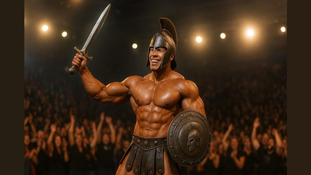 Joseph Baena Flexes His Way to Victory: The Gladiator-Inspired Win!