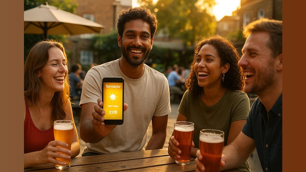 Architect Turns Iced Coffee Hunt Into #1 App: Find Your Sunny Spot!