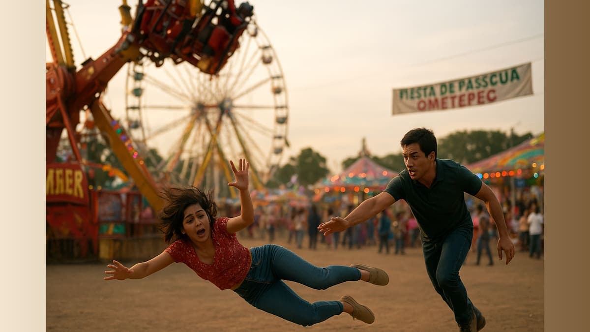 Woman Plummets from Fairground Ride—And a Hero Springs into Action!