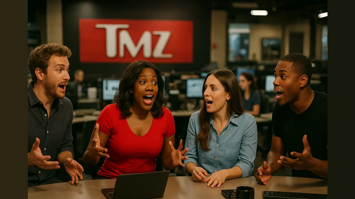Join the TMZ Chaos: Live Exclusive Access to Celebrity Newsroom Shenanigans!