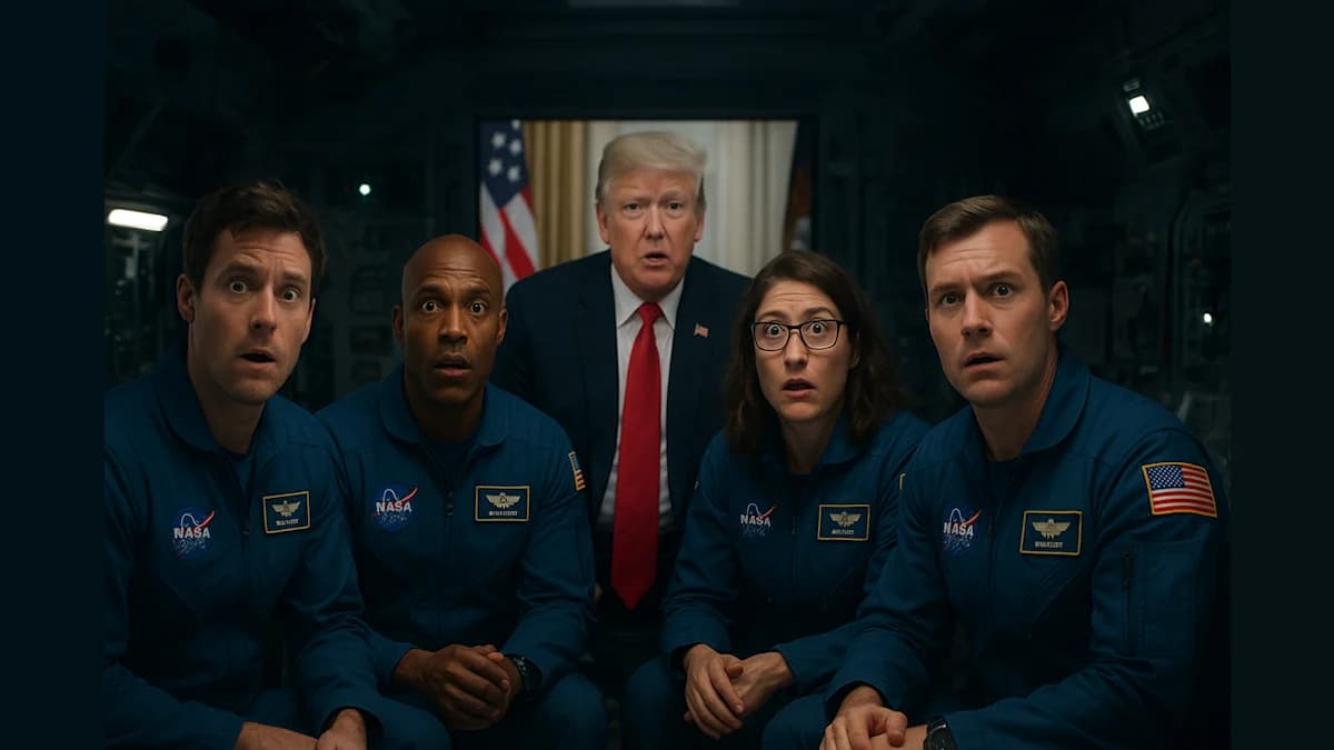 Astronauts Go Silent on Trump: A Cosmic Communication Glitch