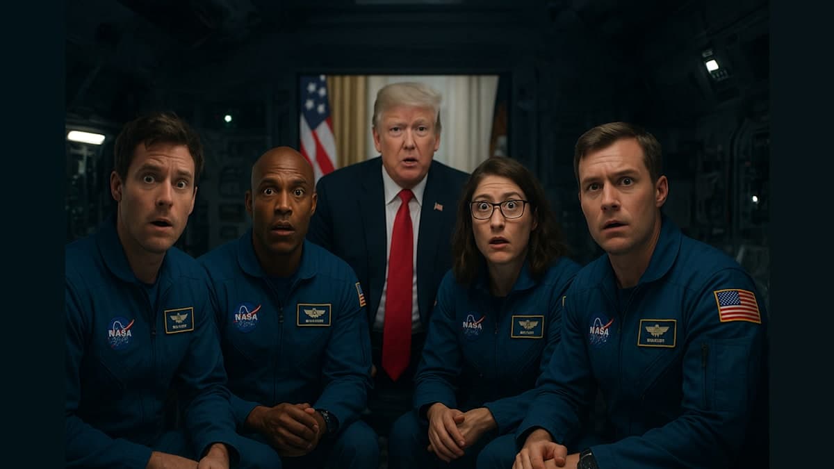 Astronauts Go Silent on Trump: A Cosmic Communication Glitch