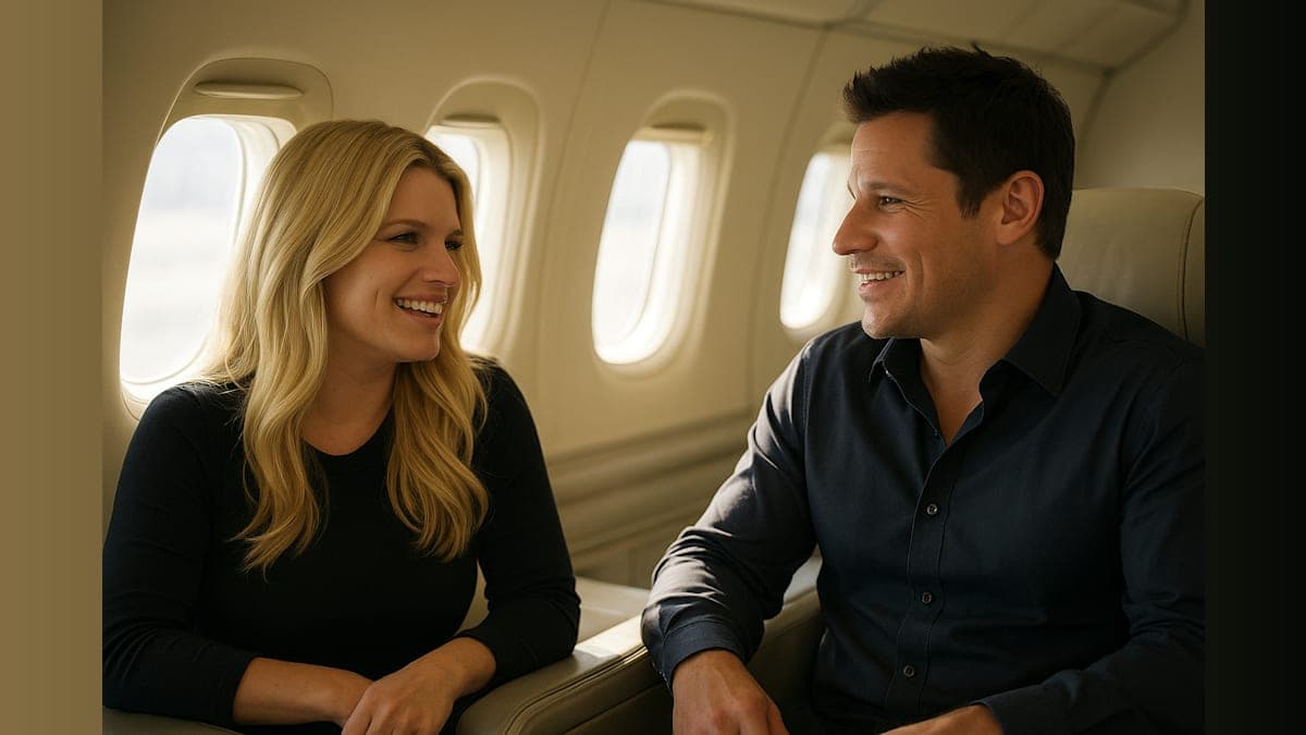 Mid-Air Reunion: Jessica Simpson and Nick Lachey Share a Surprise Moment!