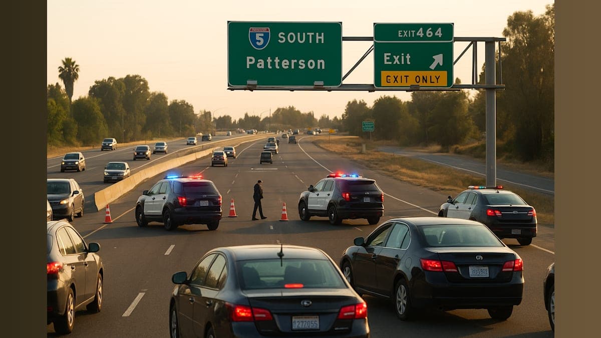 Freeway Fiasco: Police Activity Closes I-5 Off-Ramps in Patterson