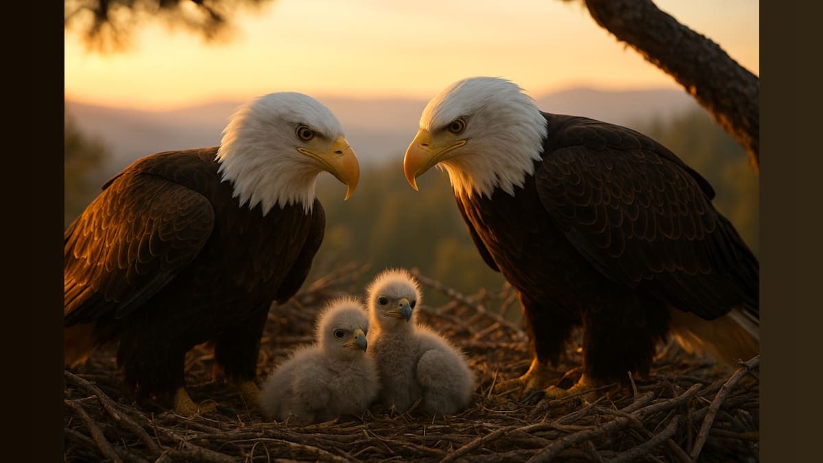 Big Bear's Bald Eagles Are Back in Action: Celebrate the Arrival of Two New Eaglets!