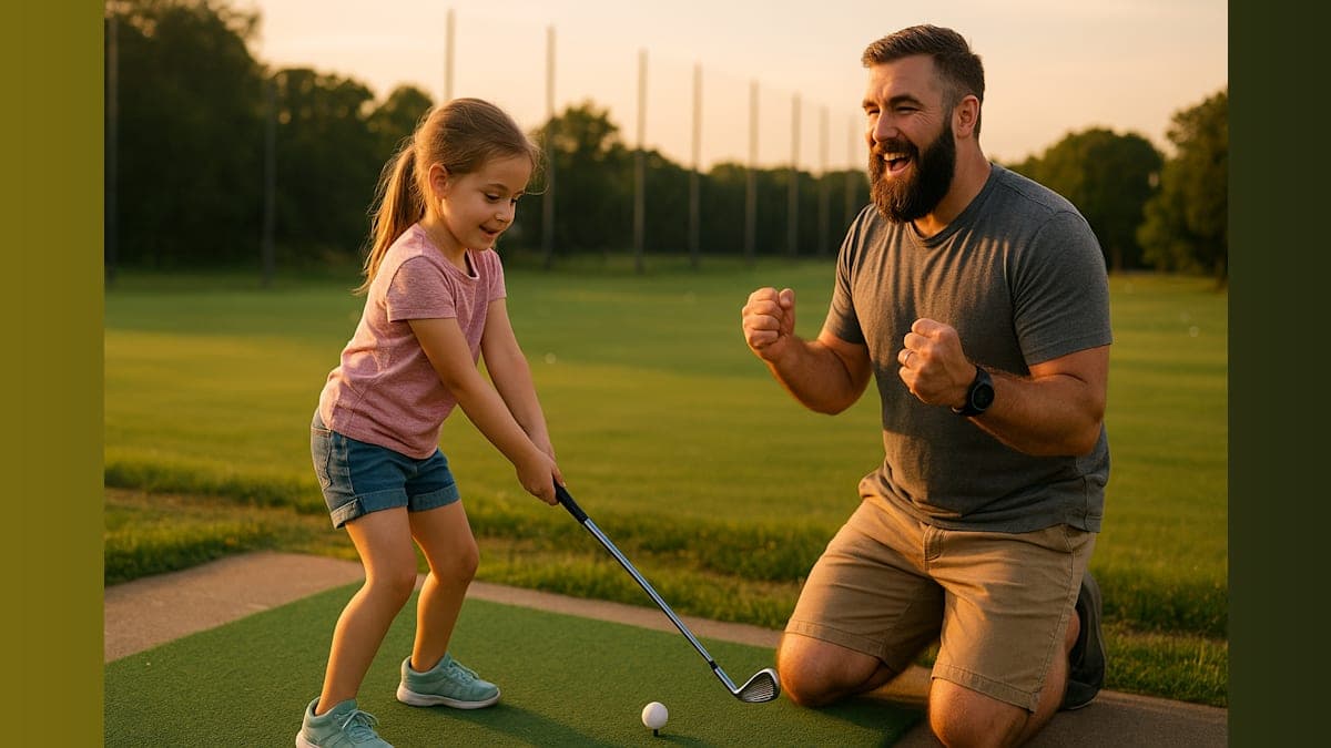 Wyatt Kelce Swings into Golf Fame with Dad Jason's Support!
