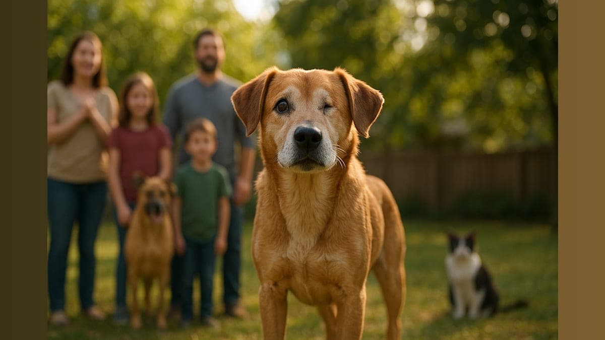 Heroic Honey: The Half-Blind Dog Who Took on a Bear to Save Her Family