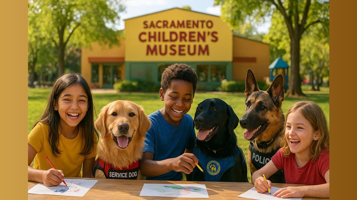 Paws for a Cause: Get Ready for the Sacramento Children's Museum's "Dogs with Jobs" Event!