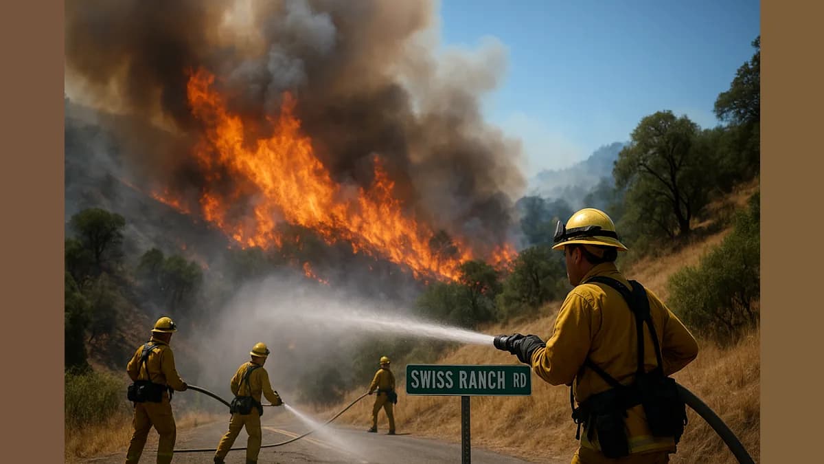 Swiss Fire Sparks Concerns: What’s Happening in Calaveras County?