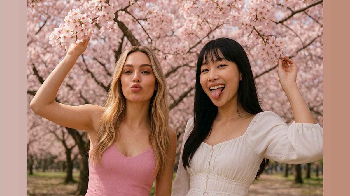Celebrities in Full Bloom: Cherry Blossoms Take Center Stage!