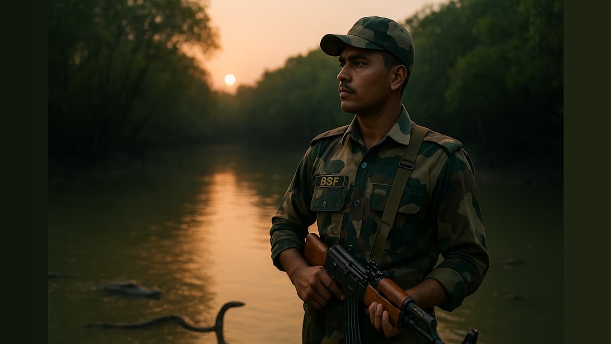 India's Wild Strategy: Snakes and Crocs Patrol the Border?