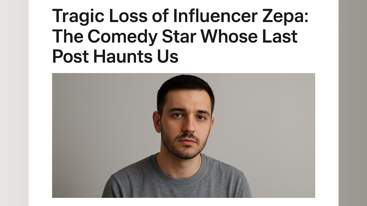 Tragic Loss of Influencer Zepa: The Comedy Star Whose Last Post Haunts Us