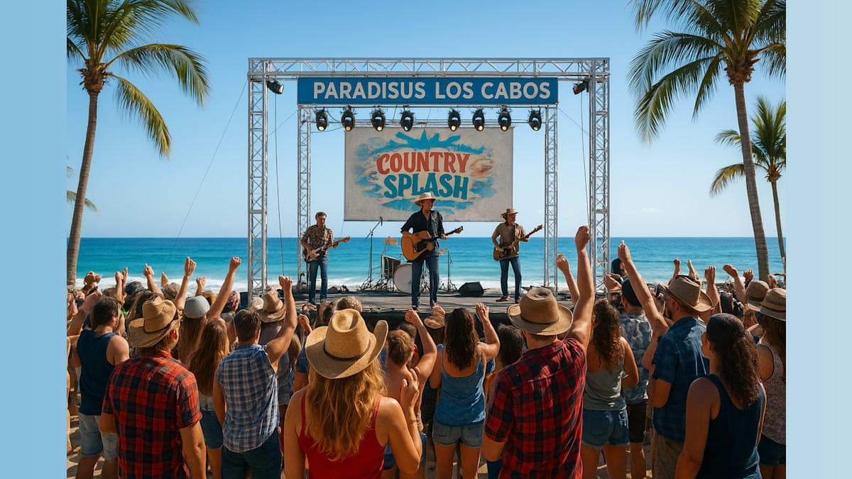 Get Ready to Splash into Country Music: Cabo's Inaugural Festival Brings the Heat!