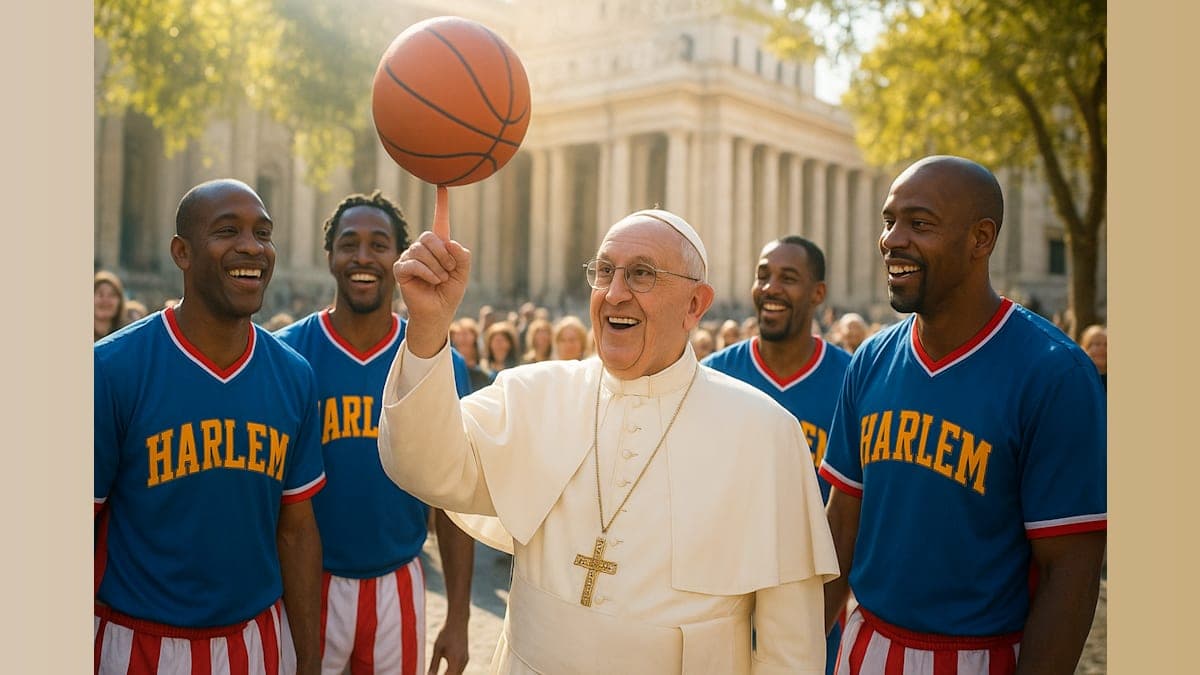 Pope Leo XIV Scores Big with the Harlem Globetrotters in St. Peter's Square!