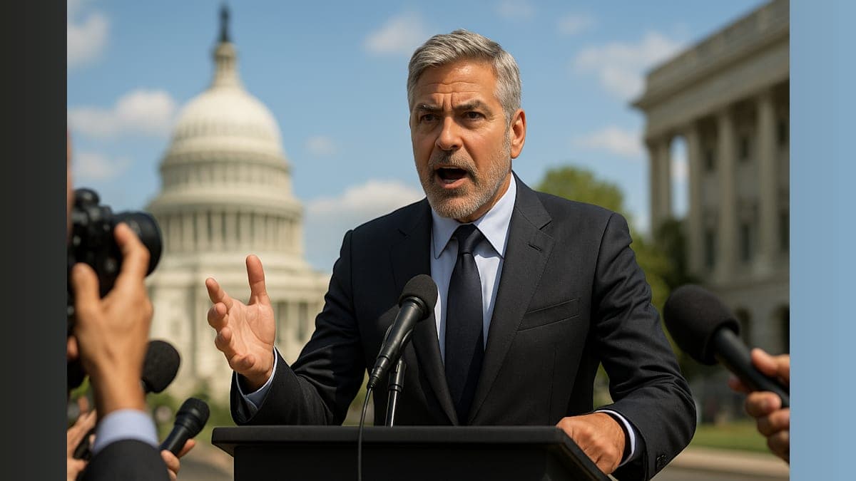 Clooney vs. Trump: The War of Words Amidst Global Tensions